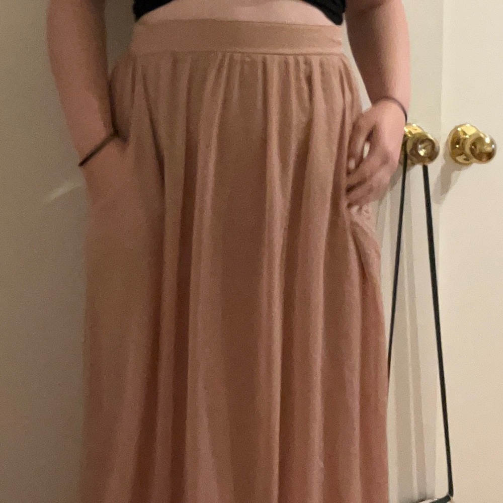 Lapis Pink Long Skirt Size S